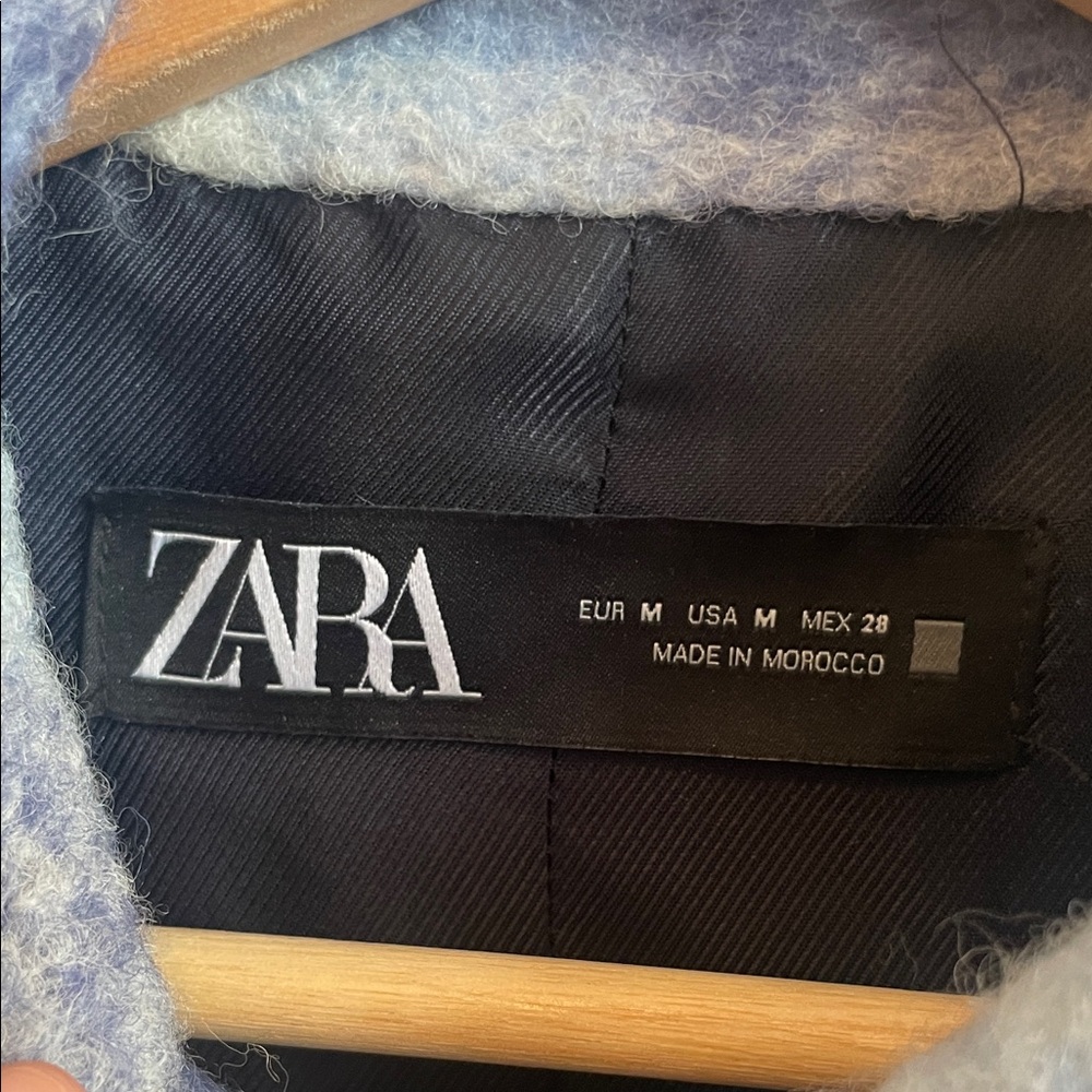 Zara Oversized Plaid Overshirt - Picture 4 of 6